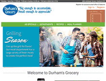 Tablet Screenshot of durhamsgrocery.com